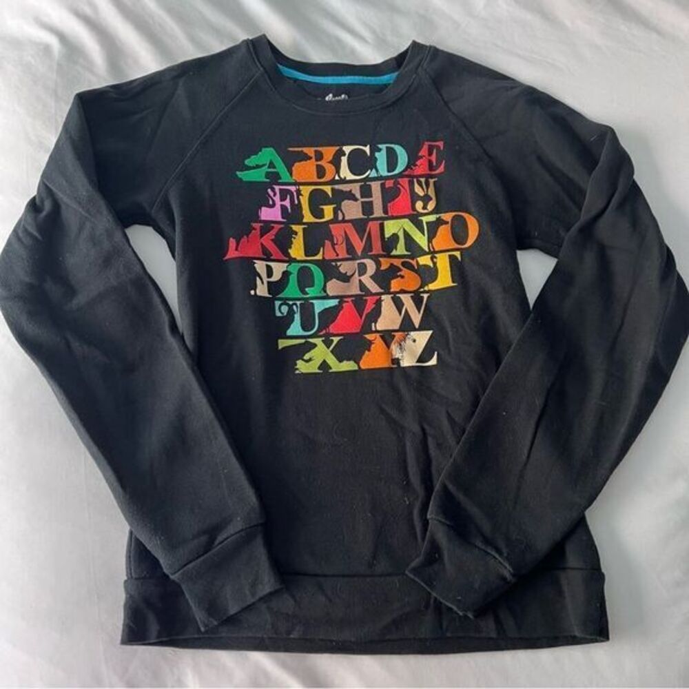Threadless Alphabet Zoo Animals "Now I Know My XYZ" Sweatshirt